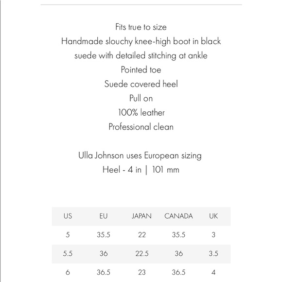 NWT Ulla Johnson Sloane boot in Noir Suede size 39 - Picture 13 of 15